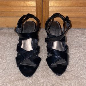 Express Strappy Black Heels 👠